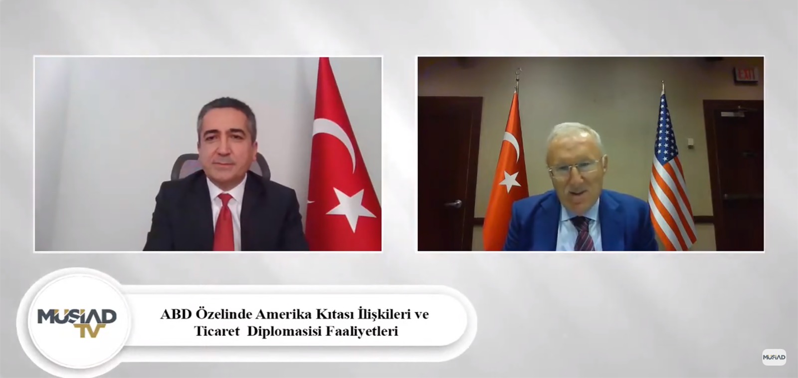 MÜSİAD WASHİNGTON BÜYÜKELÇİMİZ MURAT MERCAN’I MİSAFİR ETTİ