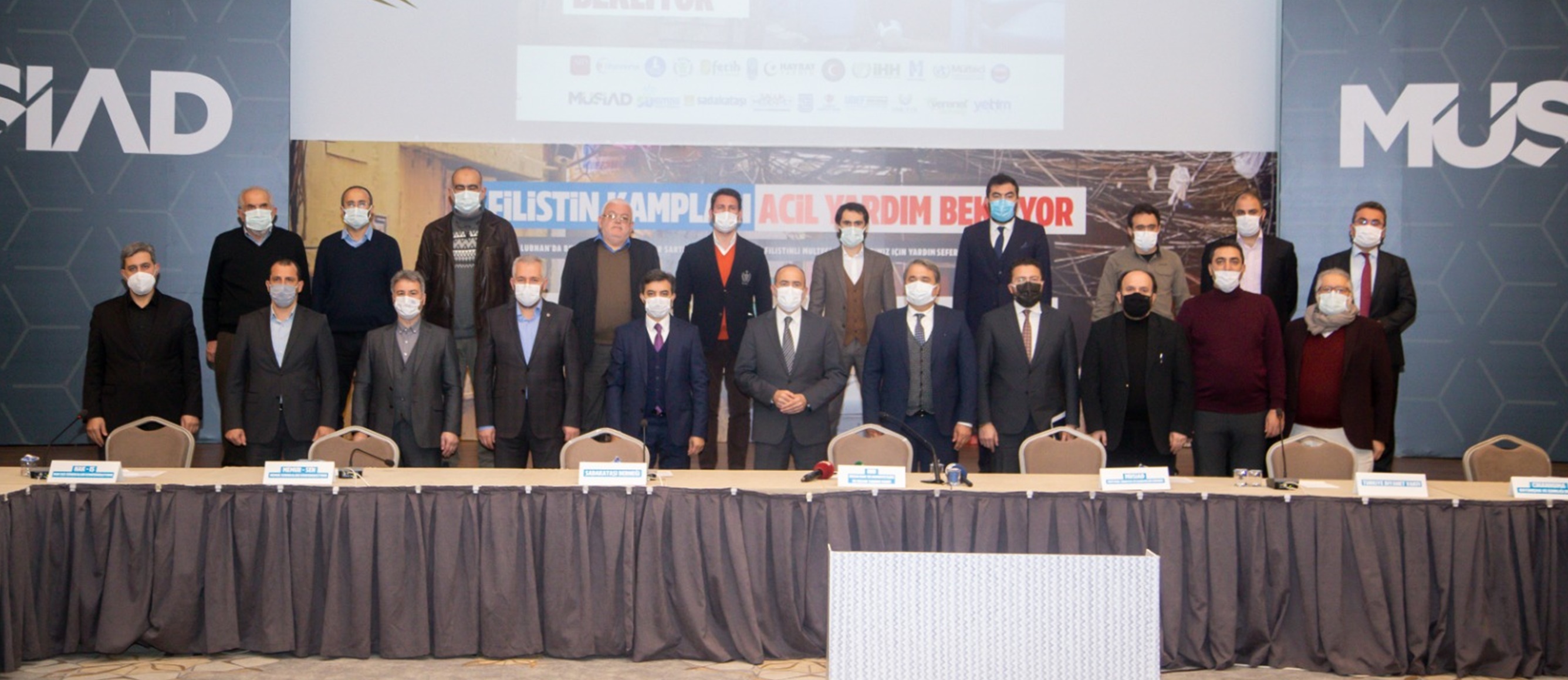MÜSİAD VE 21 STK LÜBNAN’DAKİ FİLİSTİNLİ MÜLTECİ KAMPLARI İÇİN HAREKETE GEÇTİ