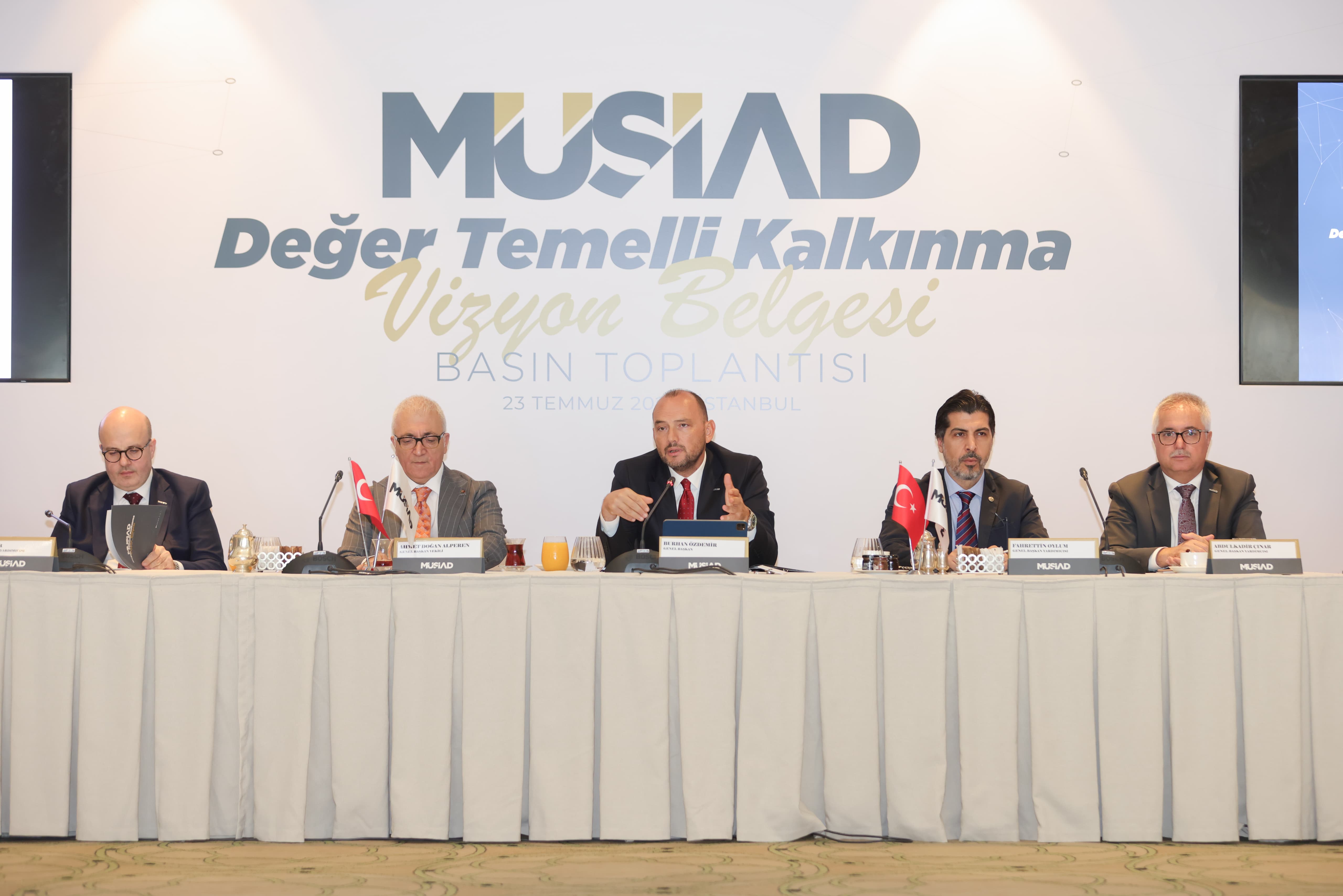 MÜSİAD DEĞER TEMELLİ KALKINMA VİZYON BELGESİ TANITILDI