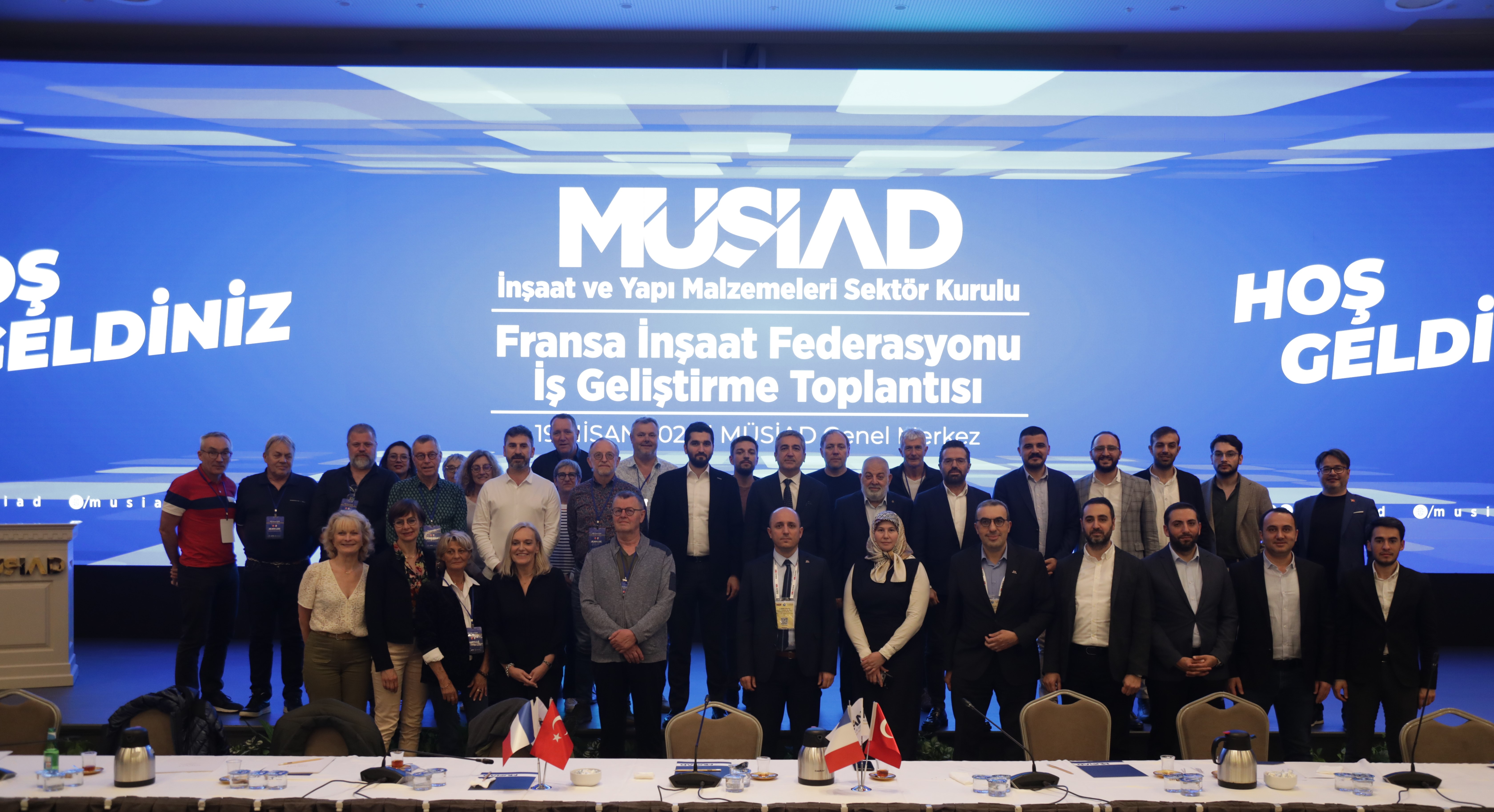 İNŞAAT VE YAPI MALZEMELERİ SEKTÖR KURULU FRANSA HEYETİNİ AĞIRLADI
